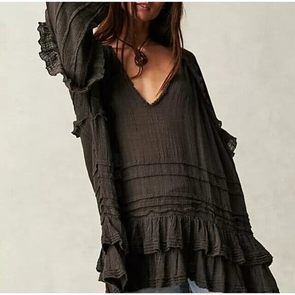 Free People Tamasi Tunic - Gray - XL - Picture 3 of 11